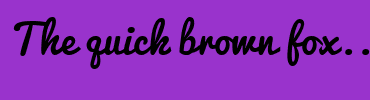 Image with Font Color 660066 and Background Color 9933CC