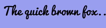 Image with Font Color FFFFFF and Background Color 999FEE