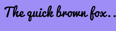 Image with Font Color FFFFFF and Background Color 9D8DF5