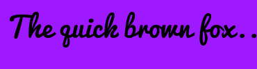 Image with Font Color 6700B2 and Background Color 9E19FF