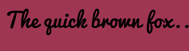 Image with Font Color FFFFFF and Background Color 9E3652