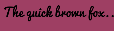 Image with Font Color FFFFFF and Background Color 9E3F63