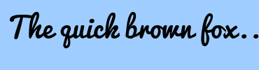 Image with Font Color FFACD7 and Background Color A0CDFF