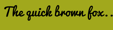 Image with Font Color FFFFFF and Background Color A1A81C