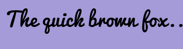 Image with Font Color FFFFFF and Background Color A59BD8