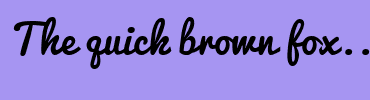 Image with Font Color FFFFFF and Background Color A695F2
