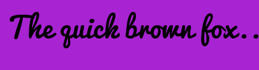 Image with Font Color FFFFFF and Background Color A823D2