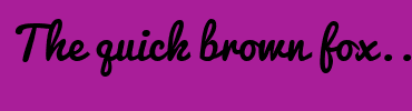 Image with Font Color FFFFFF and Background Color A91E99