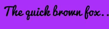 Image with Font Color FFFFFF and Background Color AA2FF7