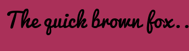 Image with Font Color FFFFFF and Background Color AA3059