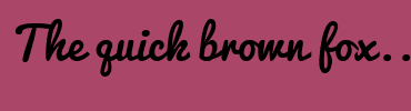 Image with Font Color FFFFFF and Background Color AA4668
