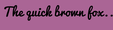 Image with Font Color FFFFFF and Background Color AA6595
