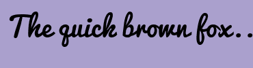 Image with Font Color 28373C and Background Color AAA0CD