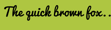 Image with Font Color FFFFFF and Background Color AEC641
