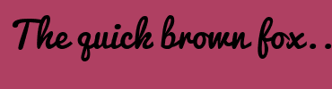 Image with Font Color FFFFFF and Background Color AF4062