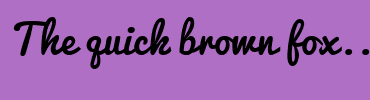 Image with Font Color FFFFFF and Background Color AF6FC5