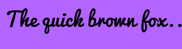 Image with Font Color FFFFFF and Background Color B266FF