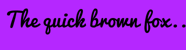 Image with Font Color FFFFFF and Background Color B527FF