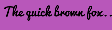 Image with Font Color 9A0088 and Background Color B857BA