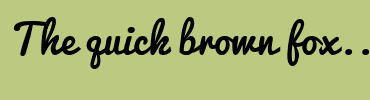 Image with Font Color 688710 and Background Color BCC981
