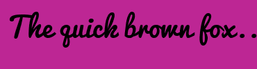 Image with Font Color FFFFFF and Background Color BD2694