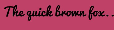 Image with Font Color FFFFFF and Background Color BF4168