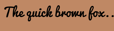 Image with Font Color F0B11A and Background Color BF8864