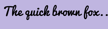 Image with Font Color FFFFFF and Background Color BFB5E0