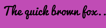Image with Font Color FFFFFF and Background Color C04CB5