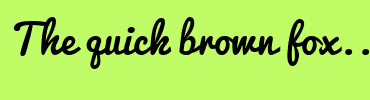 Image with Font Color 468753 and Background Color C0FC65