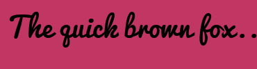 Image with Font Color FFFFFF and Background Color C13662