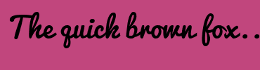 Image with Font Color 660401 and Background Color C1467D