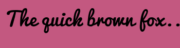 Image with Font Color FFFFFF and Background Color C35880