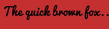 Image with Font Color FFFFFF and Background Color C43030