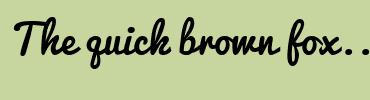 Image with Font Color FF5C39 and Background Color C7D59F
