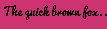 Image with Font Color FFFFFF and Background Color CC3370