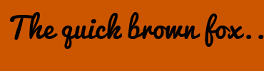Image with Font Color FF3409 and Background Color CC5600
