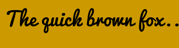 Image with Font Color FFFFFF and Background Color CC9900
