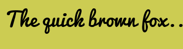 Image with Font Color 993366 and Background Color CCCC52