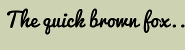 Image with Font Color FFFFFF and Background Color CCD2B2