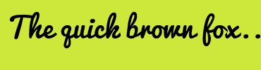 Image with Font Color 375A43 and Background Color CDE73A