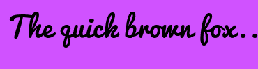 Image with Font Color FFFFFF and Background Color D052FF