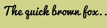 Image with Font Color FFFFFF and Background Color D0D48A