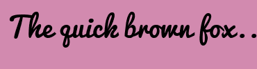 Image with Font Color FFB9DB and Background Color D28AAF