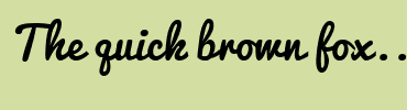 Image with Font Color FFFFFF and Background Color D3DFA2