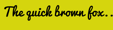 Image with Font Color FFFE59 and Background Color D5D50D