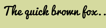 Image with Font Color FFFFFF and Background Color D5DA9F