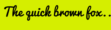 Image with Font Color 000000 and Background Color D5EE00