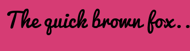 Image with Font Color FFFFFF and Background Color D63C74