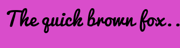 Image with Font Color FFFFFF and Background Color D94DCB